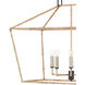 Denison 6 Light 40 inch Mole Black Lantern Pendant Ceiling Light