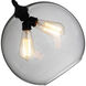 Glass 2 Light 12 inch Black Down Mini Pendant Ceiling Light