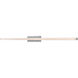 Foil LED 39.5 inch Chrome Bath Vanity Light Wall Light