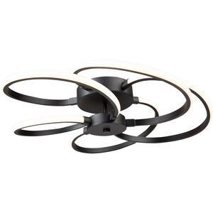 Equinox LED 20.9 inch Black Flush Mount Ceiling Light