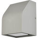 Raine 6 inch Silver Outdoor Wall Light