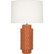 Dolly 27.5 inch 150 watt Pumpkin Table Lamp Portable Light in Fondine