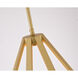 Canada LED 25 inch Gold LED Chandelier Ceiling Light