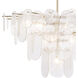 Echo 10 Light 37.5 inch Natural Brass Chandelier Ceiling Light