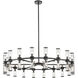 Revolve 36 Light 48.13 inch Urban Bronze Chandelier Ceiling Light