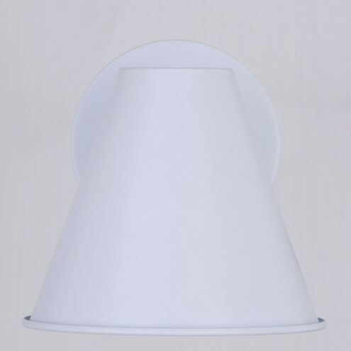 Smith 1 Light 6.25 inch Textured White Outdoor Wall