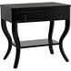 Weldon 30 X 28.5 inch Distressed Black Side Table