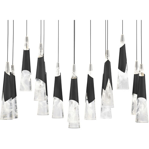 Kilt 14 Light 10 inch Black Multi-Light Pendant Ceiling Light