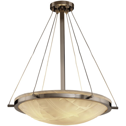 Porcelina LED 27 inch Dark Bronze Pendant Ceiling Light in 5000 Lm LED, Waves