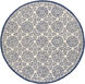Granada 72 X 72 inch Navy Rug in 6 Ft Round, Round