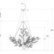 Huckleberry 8 Light 38 inch Contemporary Gold Leaf Chandelier Ceiling Light, Aviva Stanoff Collection