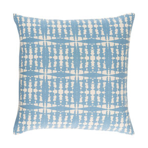 Ridgewood 20 X 20 inch Blue and Off-White Pillow Cover