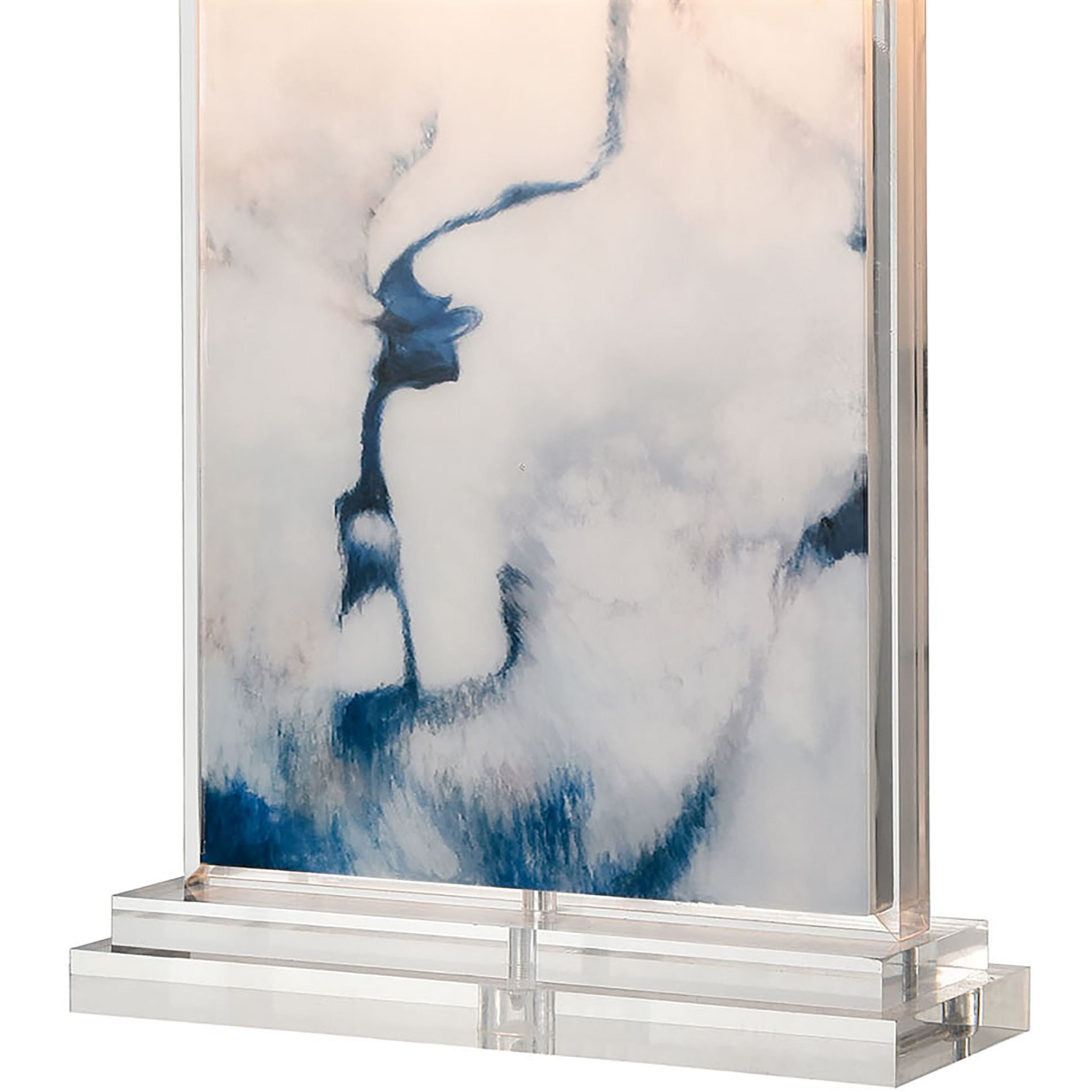 Belhaven 28 inch 150 watt Blue Table Lamp Portable Light