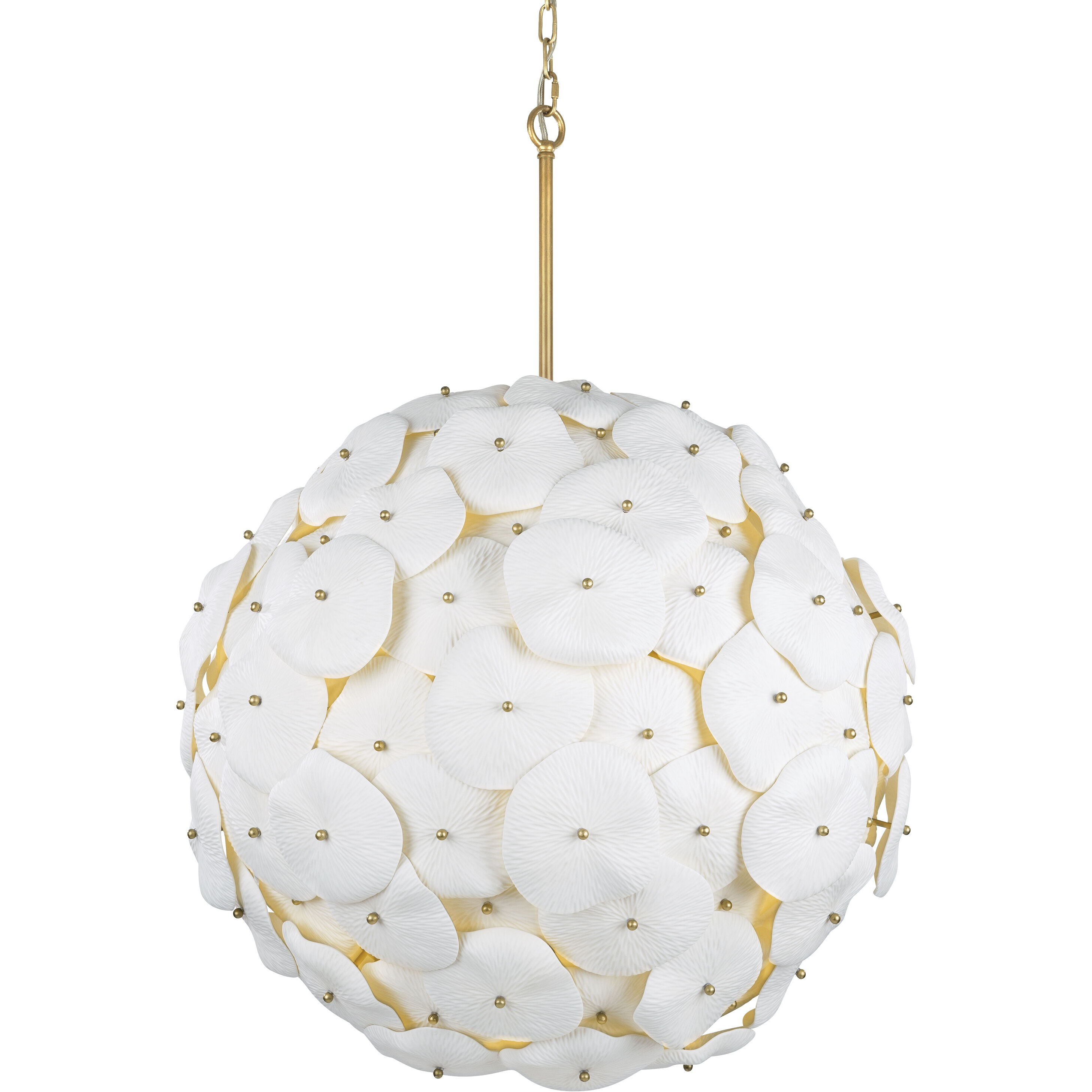 Coastlyn 7 Light 28 inch Legacy Brass Pendant Ceiling Light