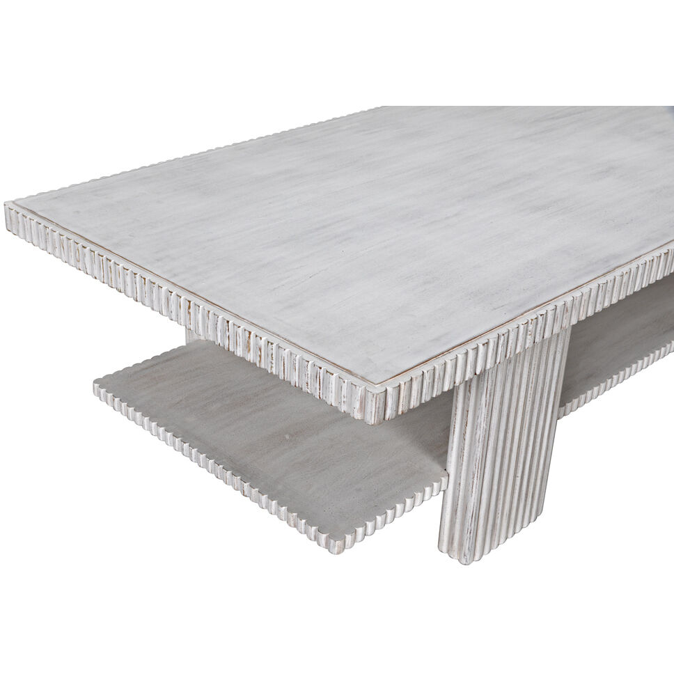 Humphrey 68 X 32 inch White Wash Coffee Table