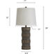 Tipton Farmhouse 30 inch 150.00 watt Faux Wood Poly Resin Lamp Body/Base Table Lamp Portable Light