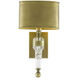 Lindau 1 Light 8.5 inch Antique Brass Wall Sconce Wall Light