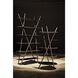 Siddhartha Matte Black Bookcase
