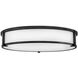 Lowell 24 inch Black Indoor Flush Mount Ceiling Light