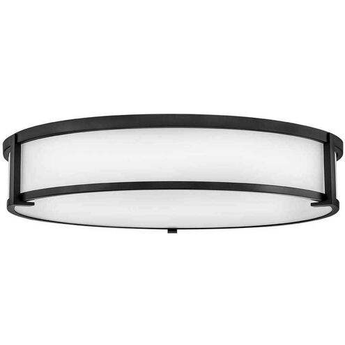 Lowell 24 inch Black Indoor Flush Mount Ceiling Light