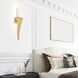 Catania LED 7 inch Satin Gold Wall Light