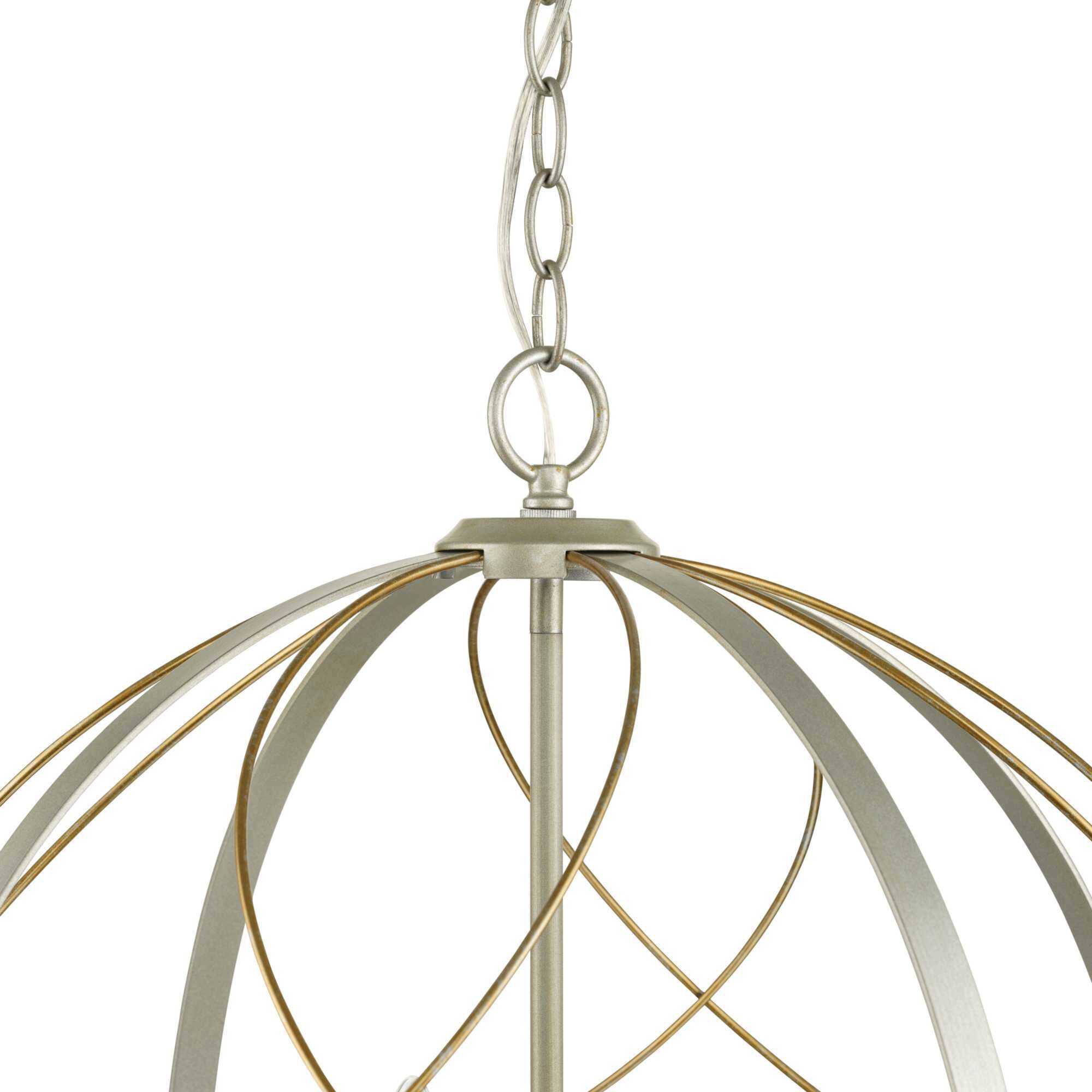 Brandywine 5 Light Silver Ridge Pendant Ceiling Light