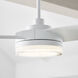 Cirque 56 inch Matte White Ceiling Fan