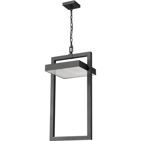 Luttrel LED 11.75 inch Black Outdoor Chain Mount Ceiling Fixture
