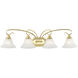 Coronado 4 Light 36 inch Polished Brass Bath Vanity Wall Light