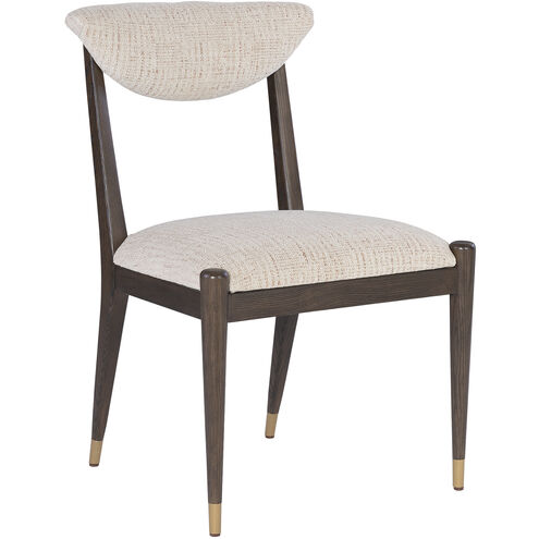 Arlan Coffee Brown/Antique Brass Side Chair
