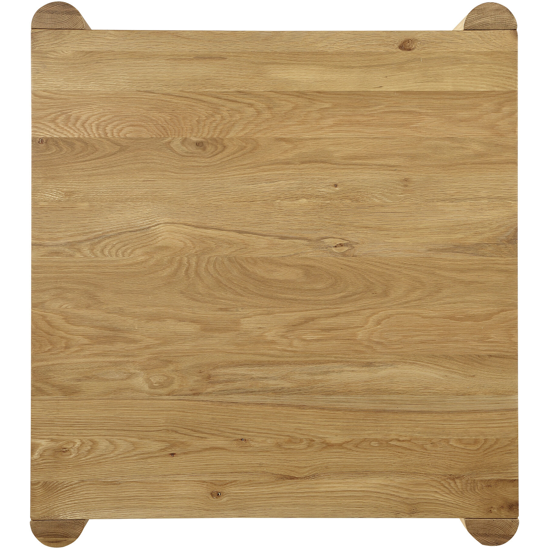 Post 36 X 36 inch White Coffee Table