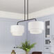 Manorwood 2 Light 35 inch Bronze Linear Chandelier Ceiling Light