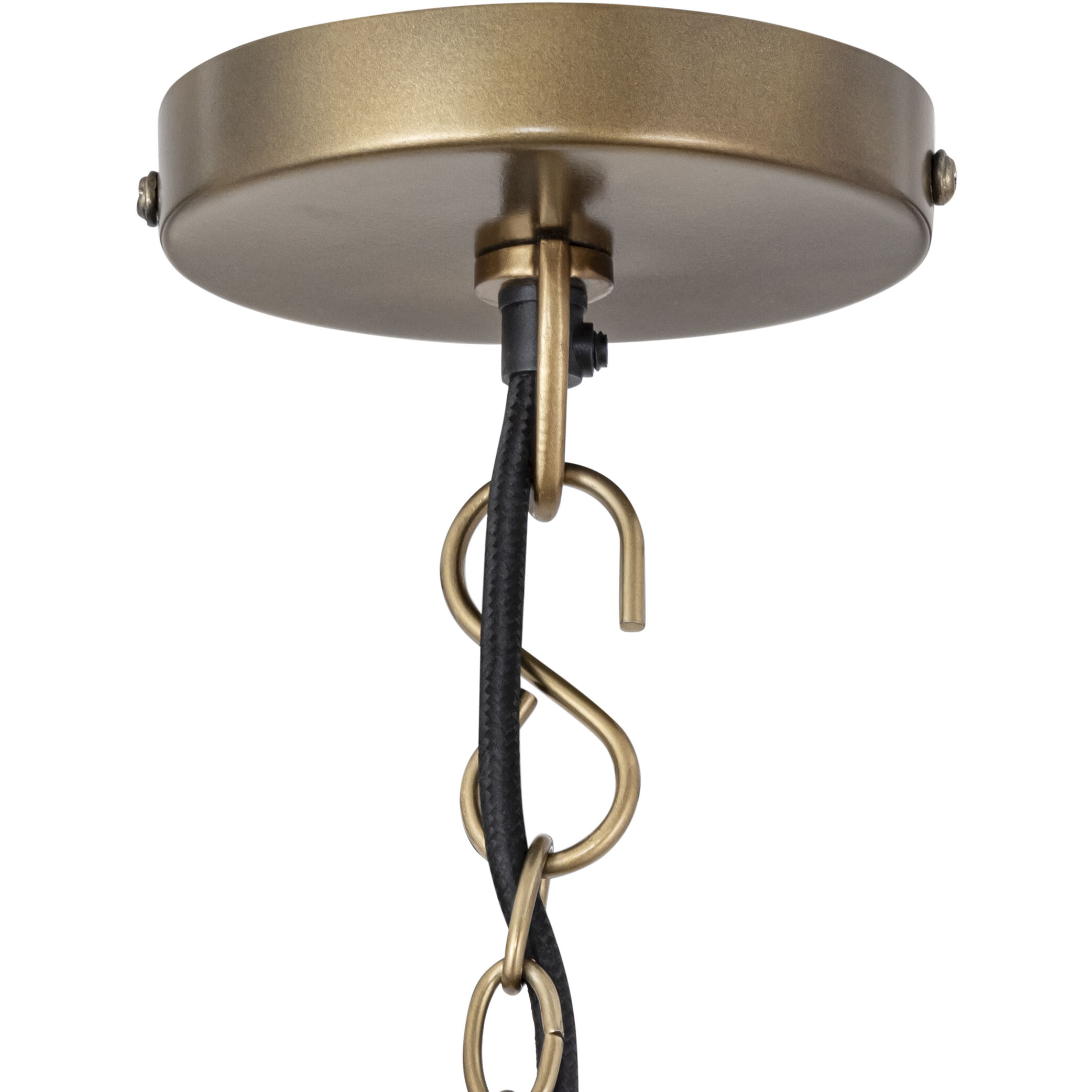 Kora 1 Light 21 inch Antique Brass Pendant Ceiling Light