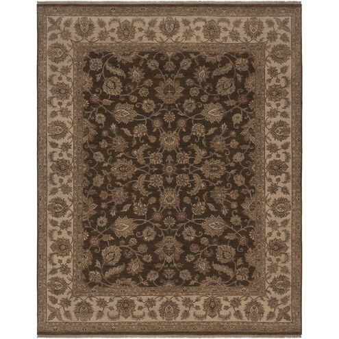 Bursa 36 X 24 inch Dark Brown / Light Beige / Medium Brown / Beige / Cream Handmade Rug