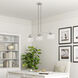 Aragon 3 Light 30 inch Brushed Nickel Linear Chandelier Ceiling Light