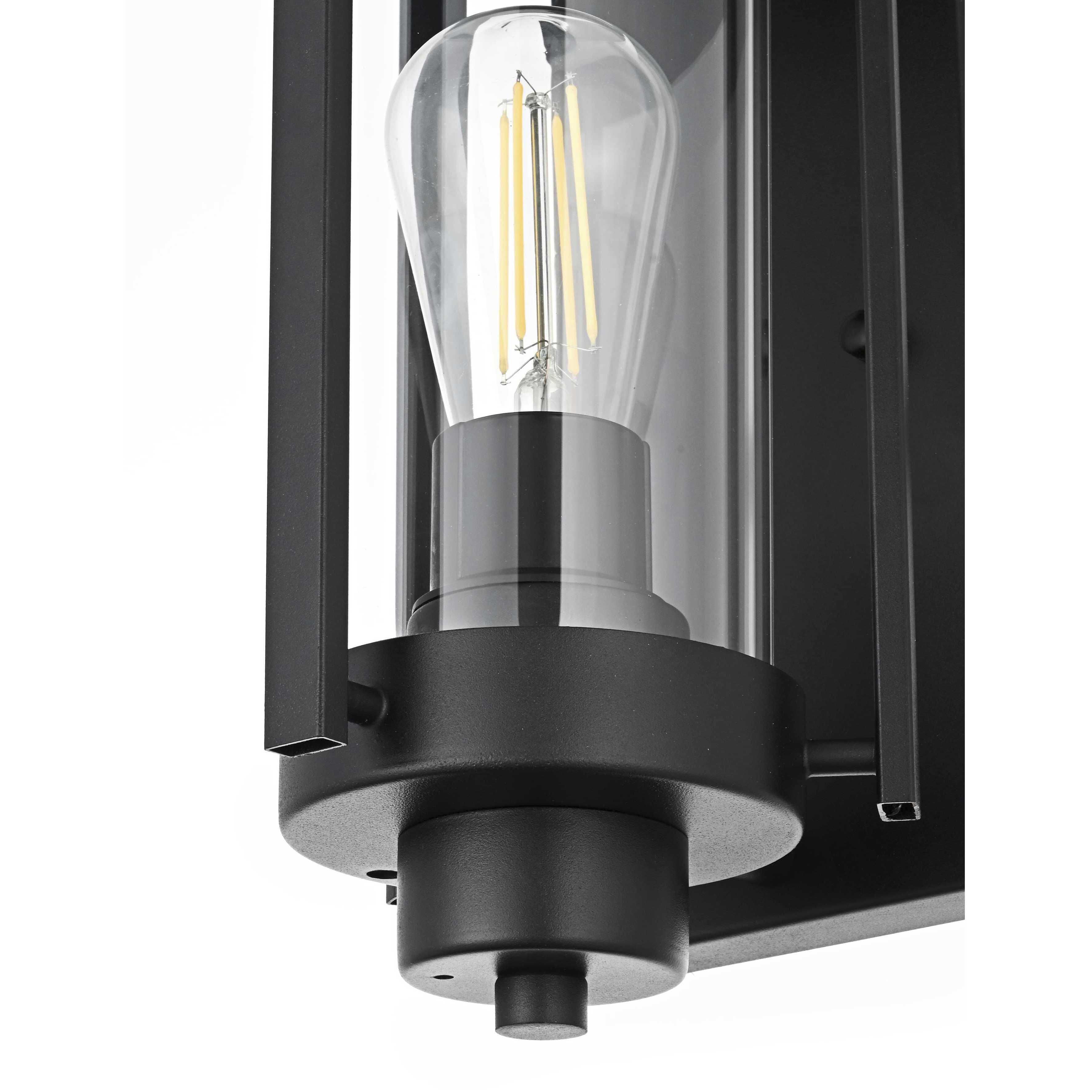 Bucknell 1 Light 14.5 inch Black Outdoor Wall Sconce