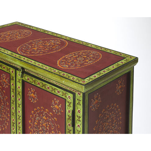 Disha Hand Painted Artifacts Chest/Cabinet