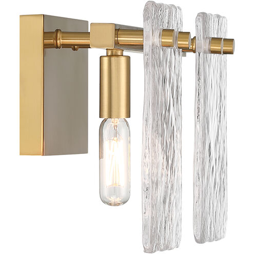 Genry 2 Light 15.25 inch Warm Brass Bathroom Vanity Light Wall Light