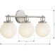 Ortesa 3 Light 24 inch Brushed Nickel Vanity Wall Light