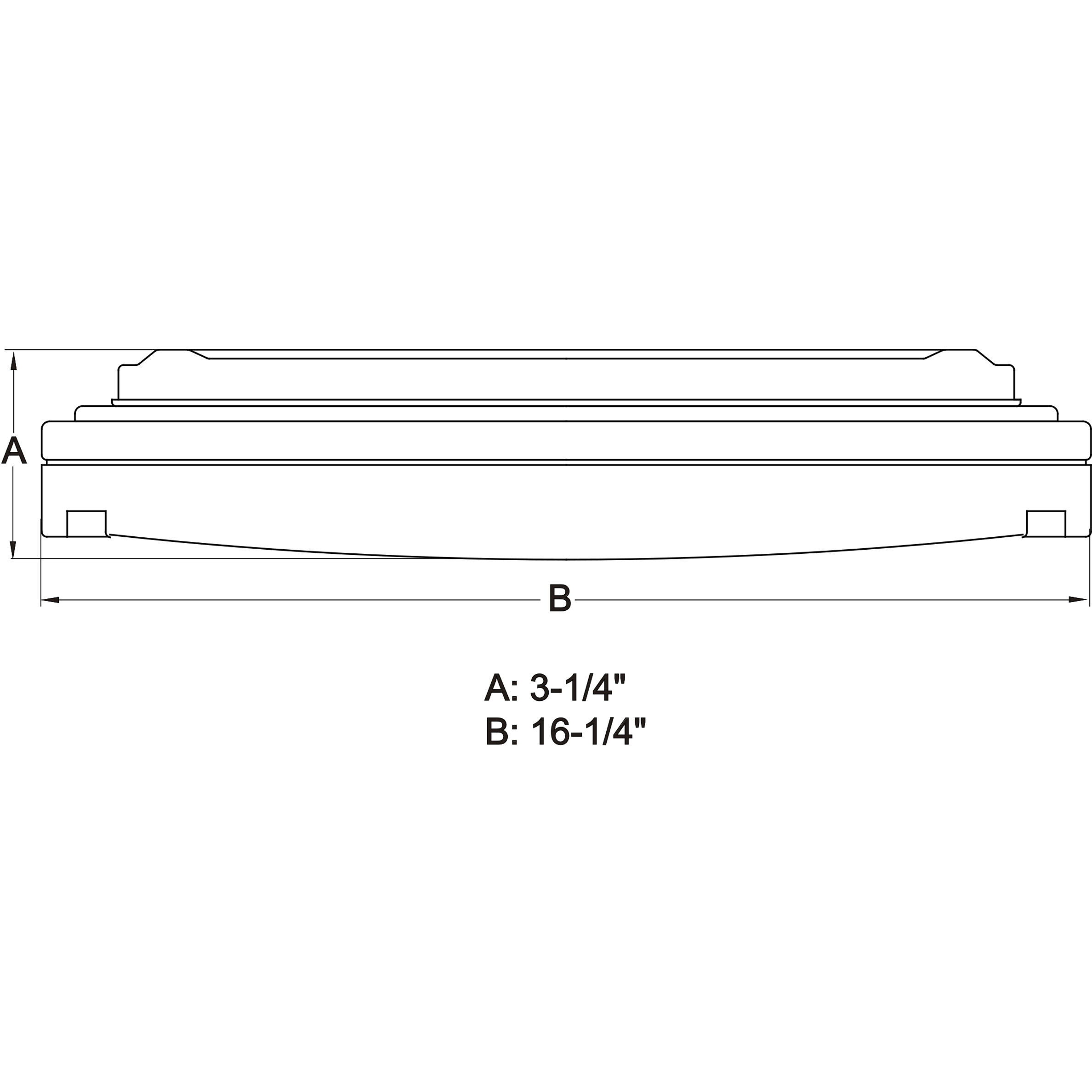Ellie LED 16.25 inch Bronze Flush Mount Ceiling Light