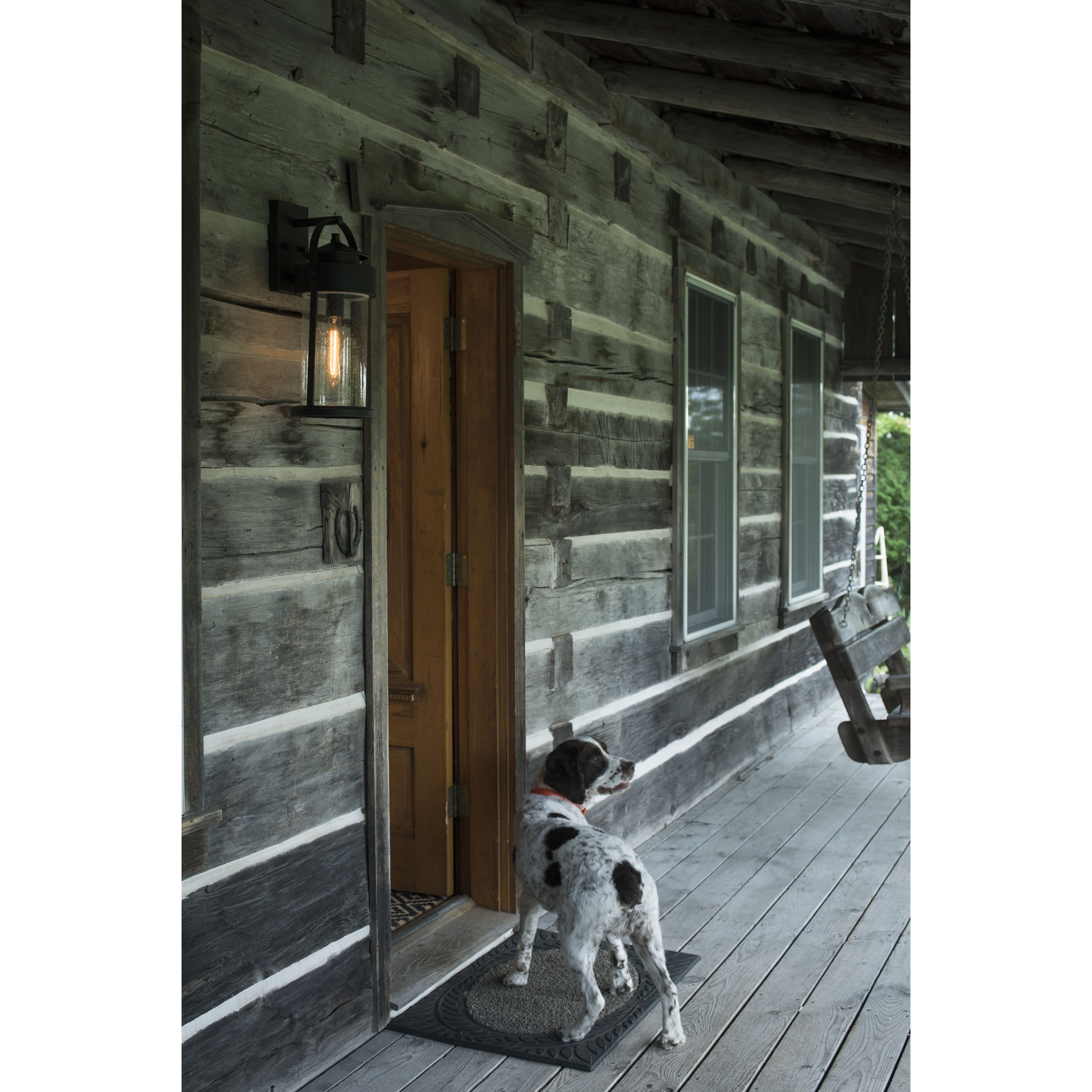 Cumberland LED 19.75 inch Rust Iron Outdoor Wall