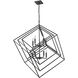 Euclid 10 Light 41.5 inch Matte Black Chandelier Ceiling Light