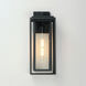 Cabana 1 Light 18 inch Black Outdoor Wall Mount