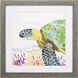 Sea Creature Yellow and Green and Red Framed Art, Propac