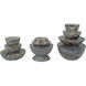 Marbleized Marbleized Gray Stacking Box, Set of 3