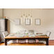 Weston 5 Light 36 inch Satin Gold Pendant Ceiling Light