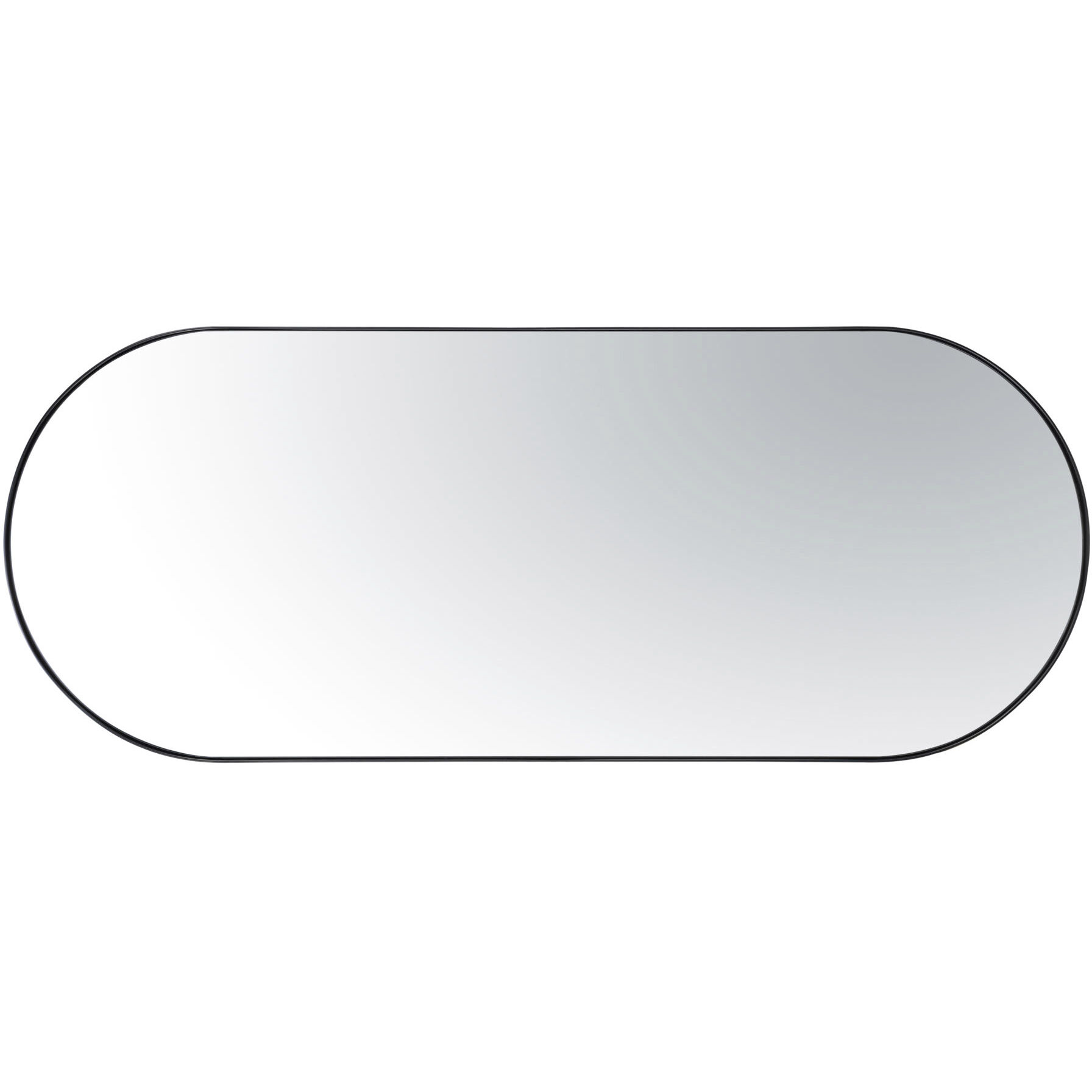 Capsule 60 X 24 inch Black Wall Mirror