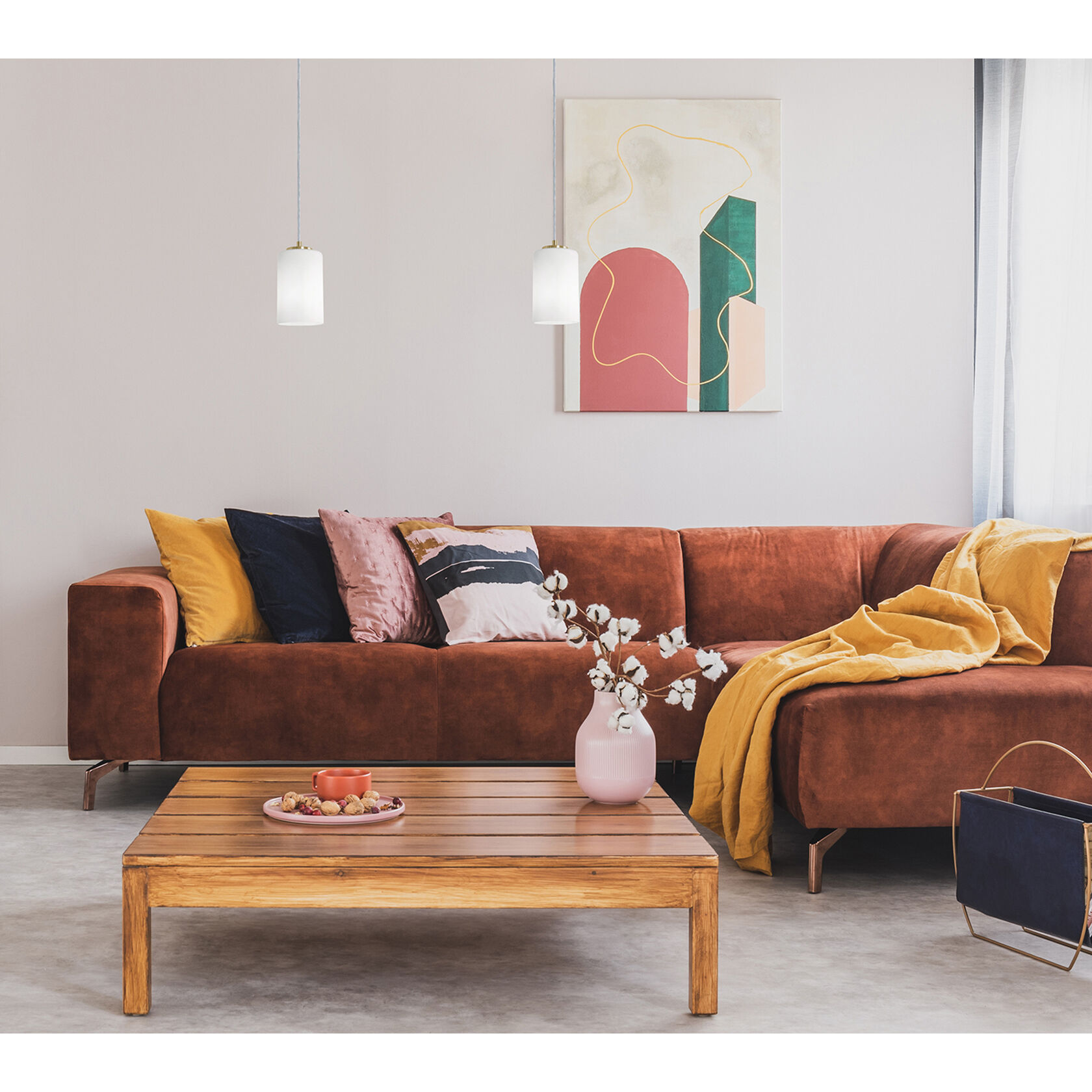 Leo 1 Light 4 inch Light Antique Brass Pendant Ceiling Light