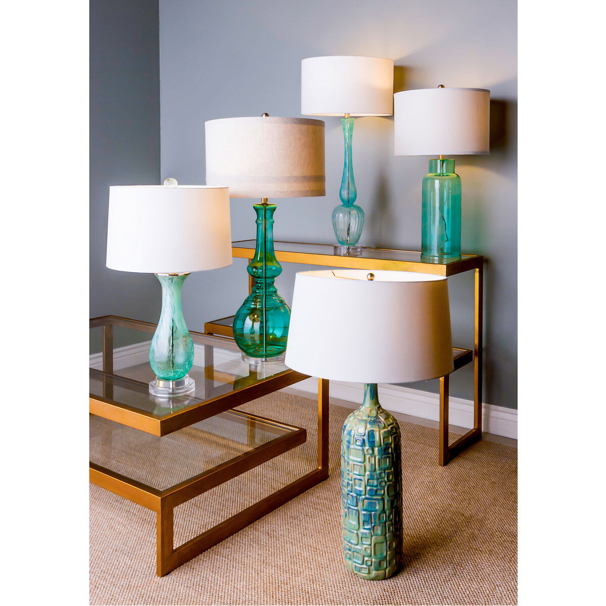 Bowery Grove 54463 SG Decorage 30 inch 150 watt Seafoam Green