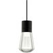 Sean Lavin Alva LED 3.6 inch Black Pendant Ceiling Light in LED 90 CRI 2200K-3000K, Black Cord, 1, Integrated LED